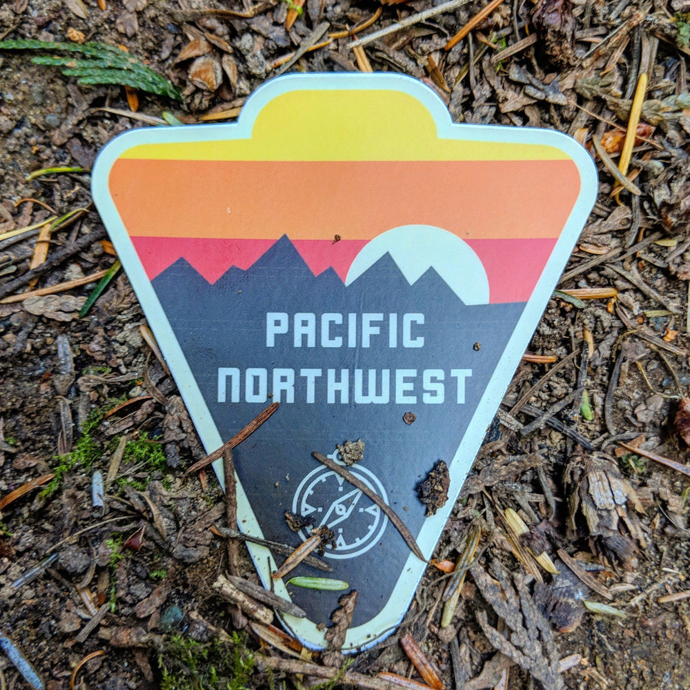Stickers Northwest Sticker PNW Compass Badge Sticker