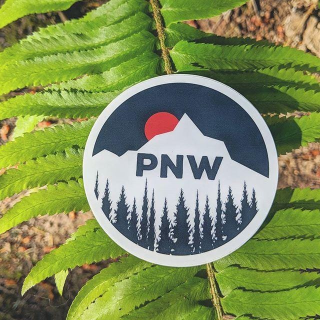 Stickers Northwest Sticker PNW Sunset Mountain Sticker