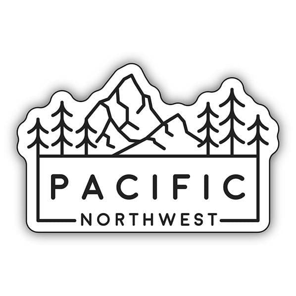 Stickers Northwest Sticker PNW Trees & Mountain Sticker