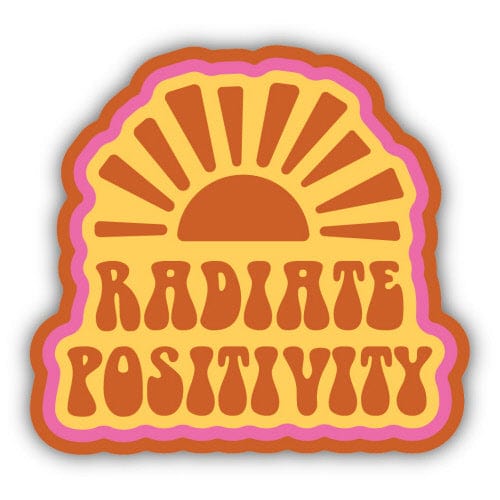 Stickers Northwest Sticker Radiate Positivity Sticker