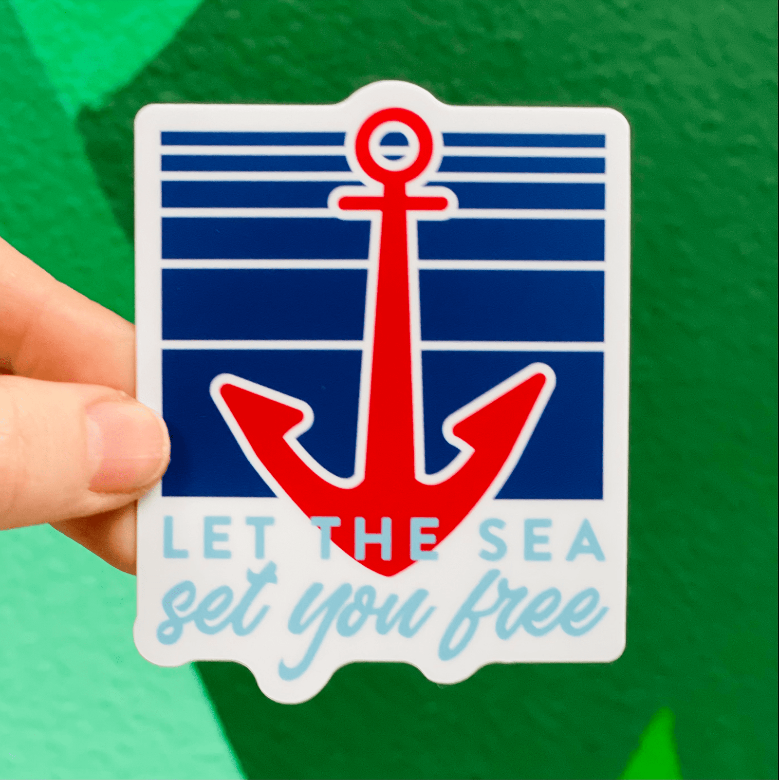 Stickers Northwest Sticker Red Anchor Sticker