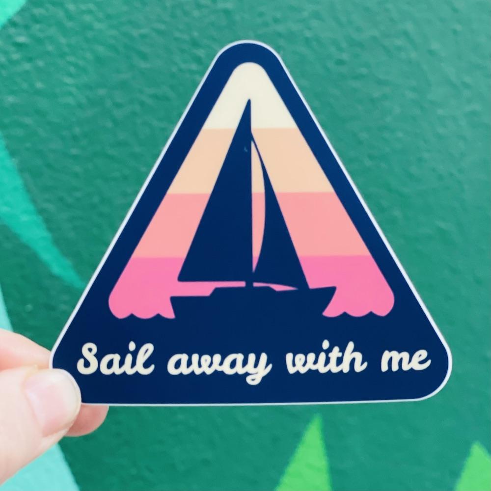 Stickers Northwest Sticker Sail Away Sticker