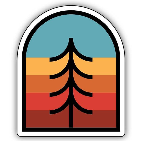 Stickers Northwest Sticker Tree Crest Sticker