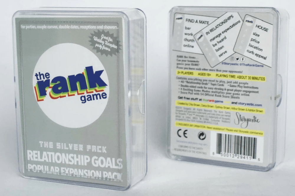 Storyastic Game The Rank Game (Relationship Goals Expansion)