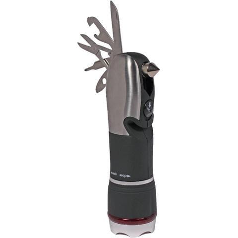 StreamlineNYC Men's gifts Multi-Tool Telescopic Zoom LED Torch