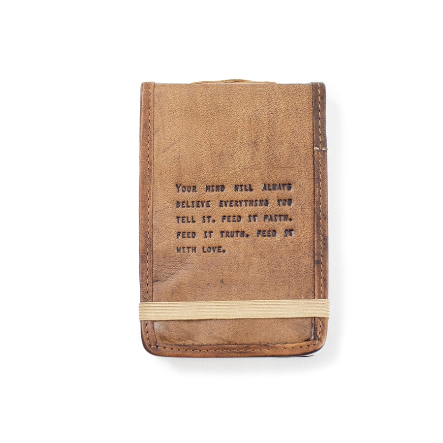 Sugarboo Journal Mini Leather Journal - Faith, Truth & Love