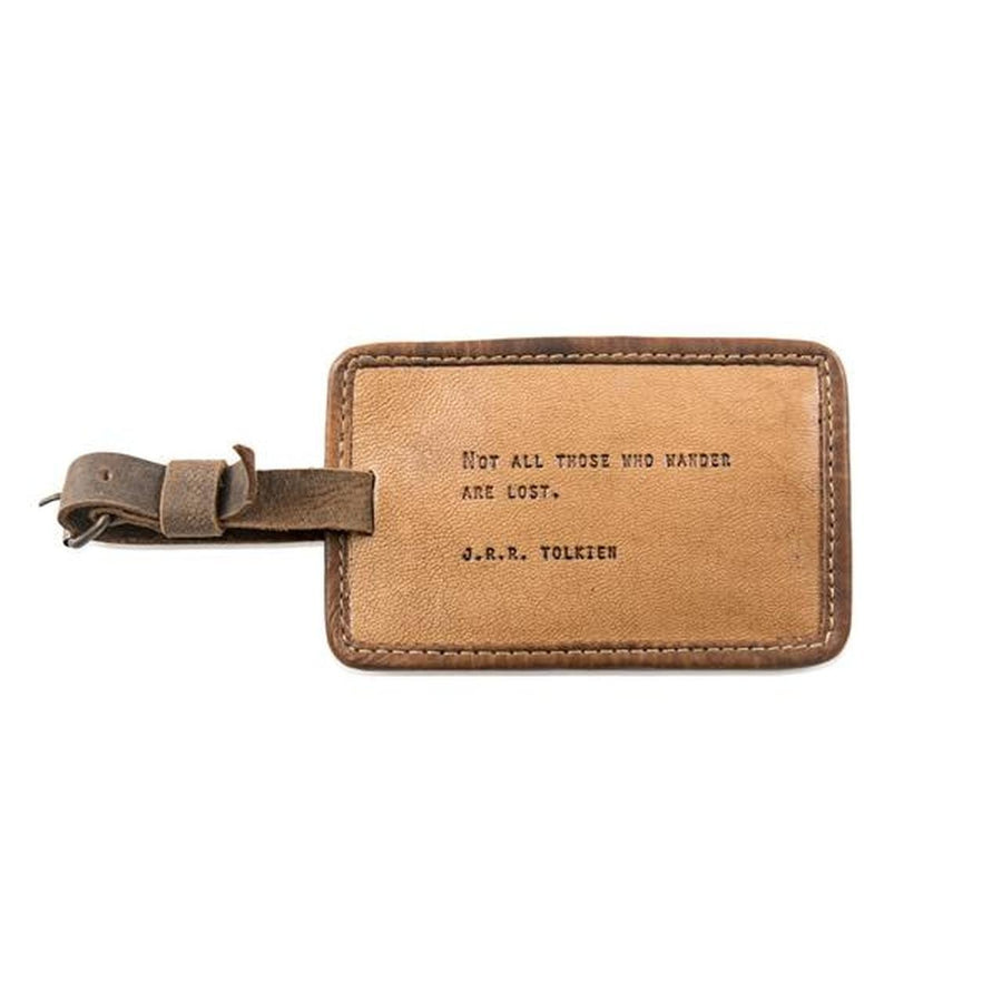 Sugarboo luggage tag Leather Luggage Tag - J.R.R. Tolkien