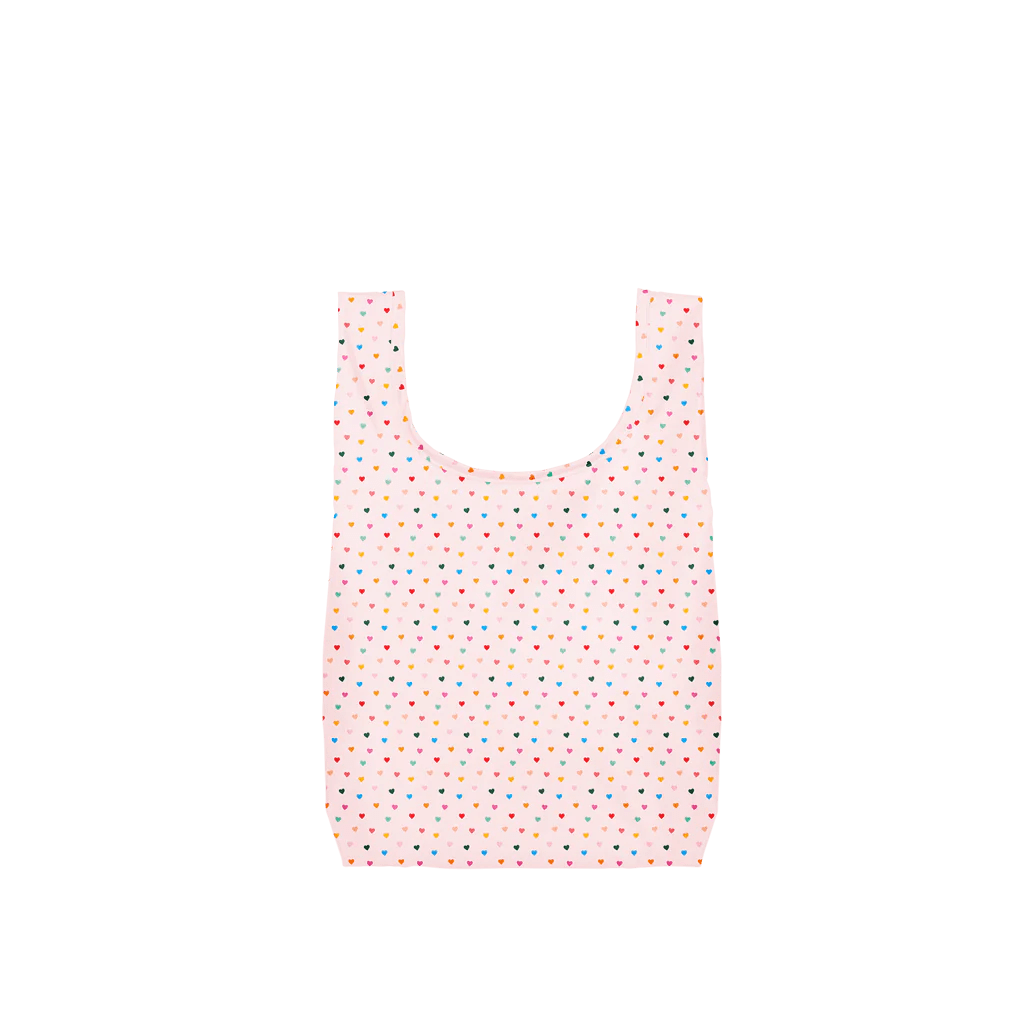 Talking Out Of Turn Bags Tiny Hearts - Small Twist and Shouts - Reusable Grocery Bag