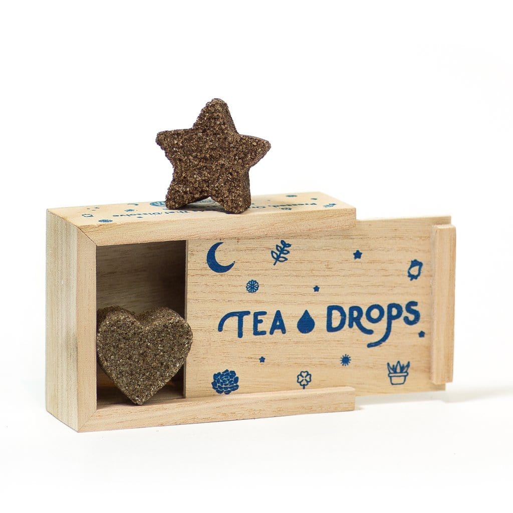 Tea Drops Tea Tea Drops Gift Set - Mini Wood Box with Chai Spice and Sweet Peppermint