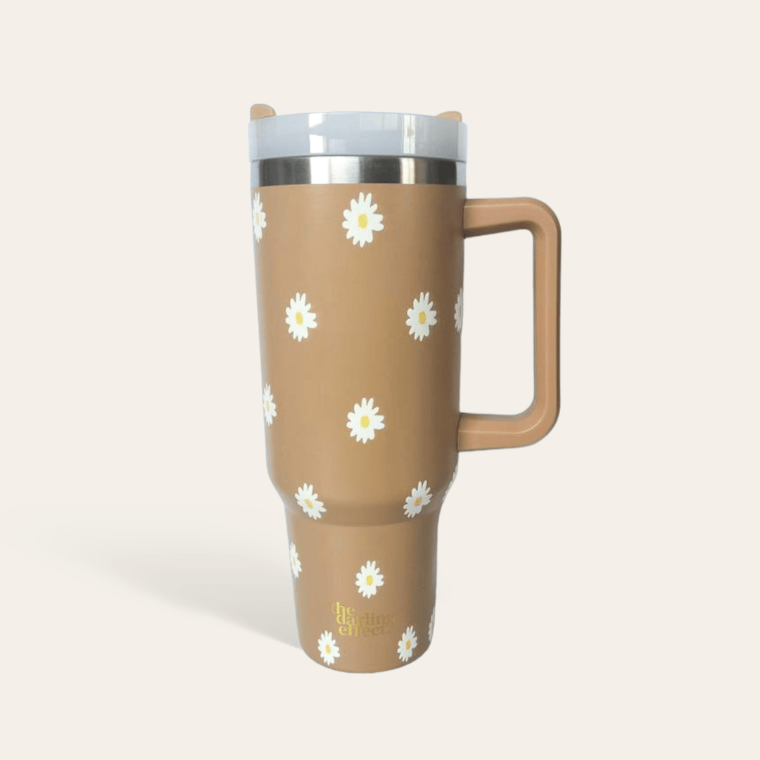The Darling Effect Cups default Take Me Everywhere Tumbler in Dancing Daisy Sandstone