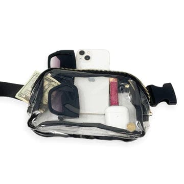 The Darling Effect Handbags, Wallets & Cases Clear Stadium All You Need Belt Bag - Midnight Black