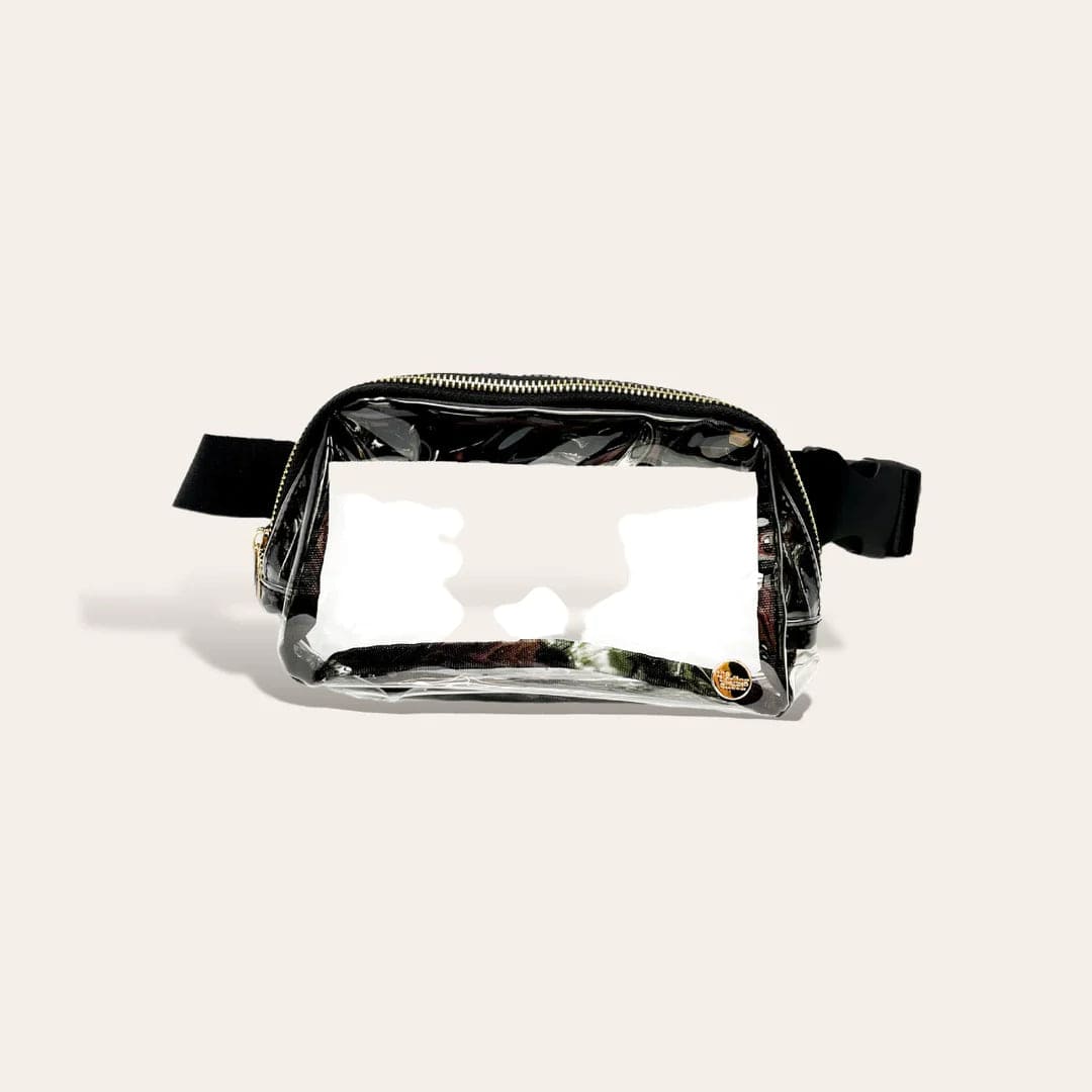 The Darling Effect Handbags, Wallets & Cases Clear Stadium All You Need Belt Bag - Midnight Black