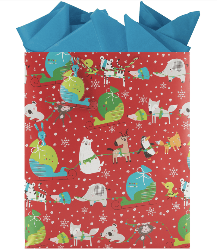 The Gift Wrap Company Gift Bag Flight of Friends Jumbo Gift Bag