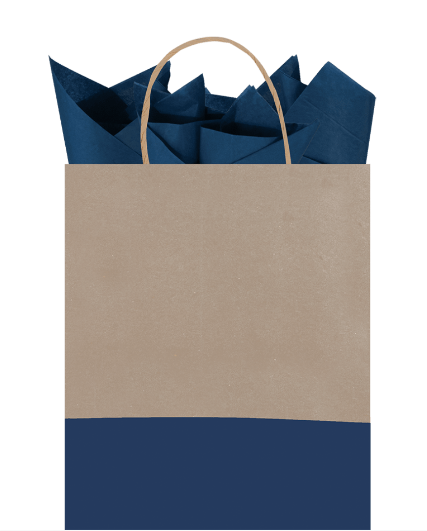 The Gift Wrap Company Gift Bags Midnight Dipped Kraft Tote