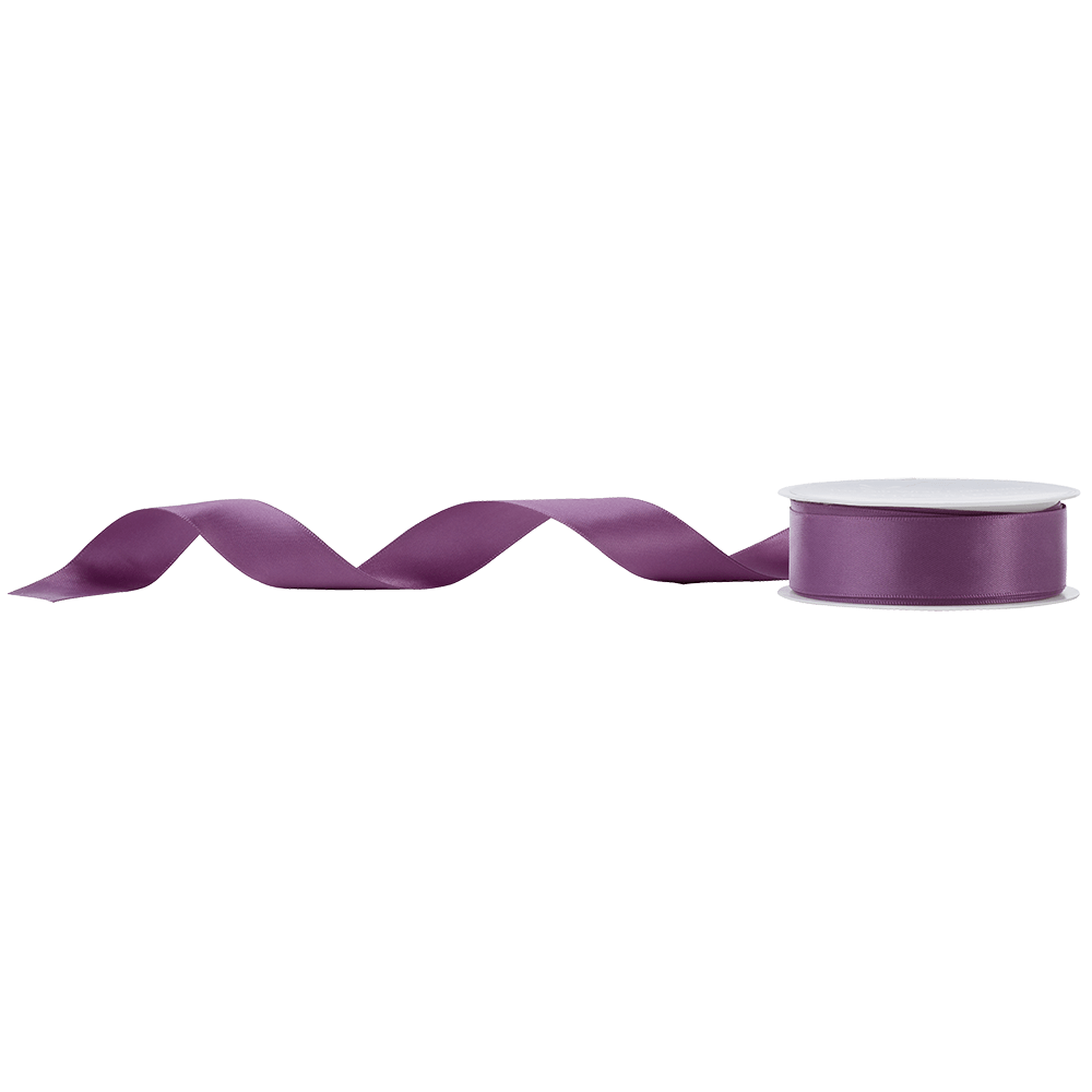 The Gift Wrap Company Ribbon Amethyst Luxury Satin Ribbon