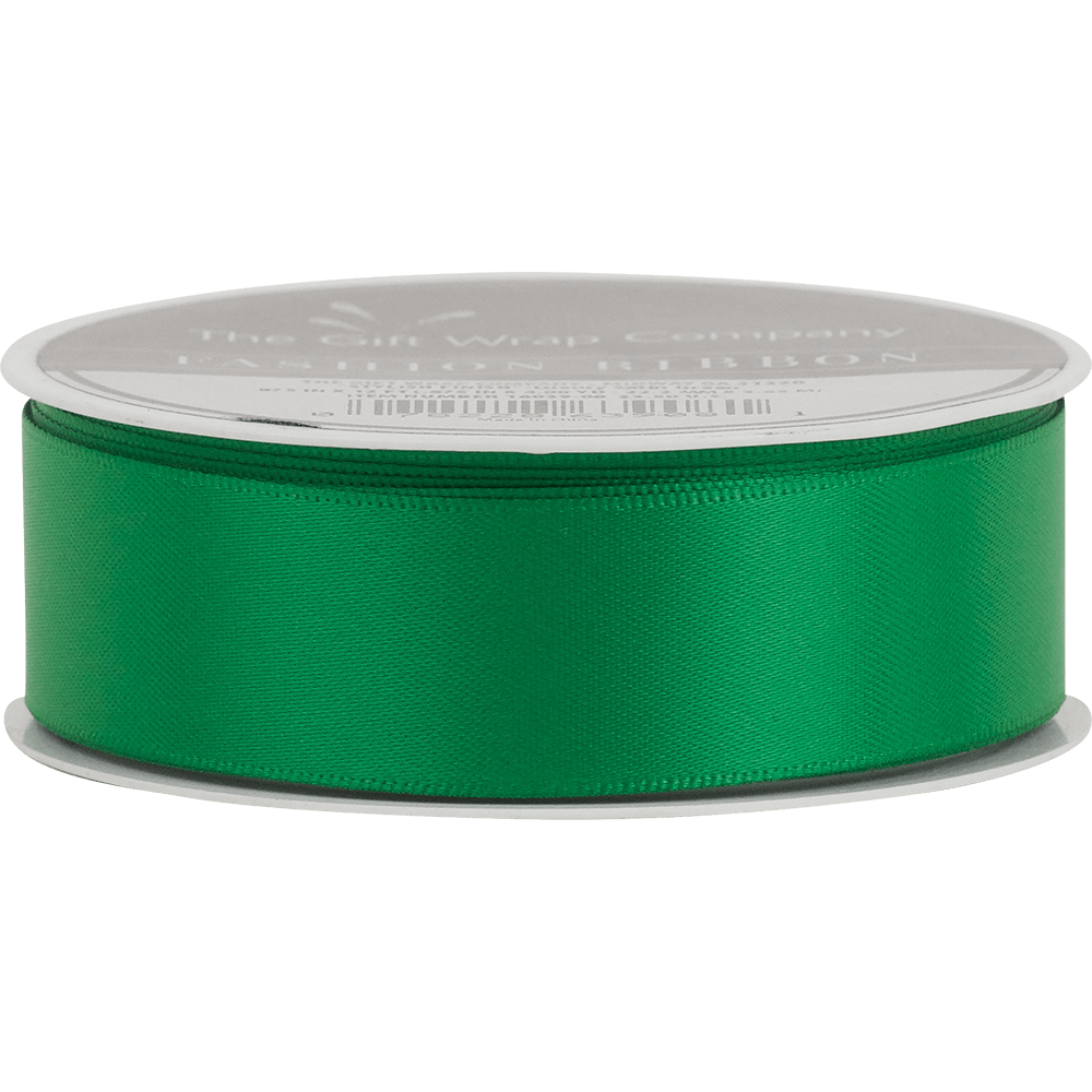 The Gift Wrap Company Ribbon Green Luxury Satin Ribbon