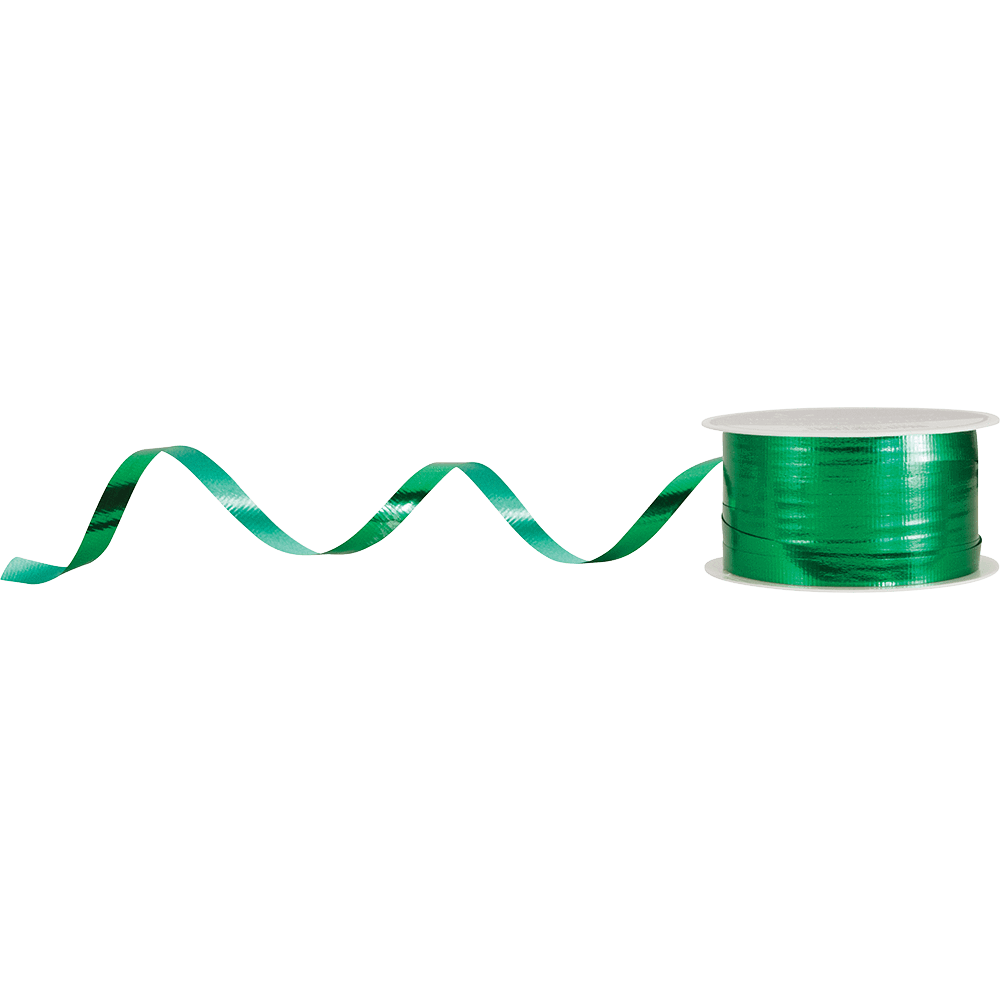 The Gift Wrap Company Ribbon Green Metallic Curling Ribbon