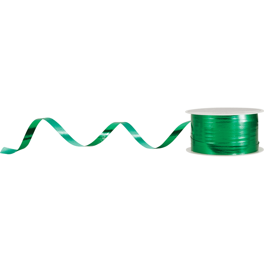 The Gift Wrap Company Ribbon Green Metallic Curling Ribbon