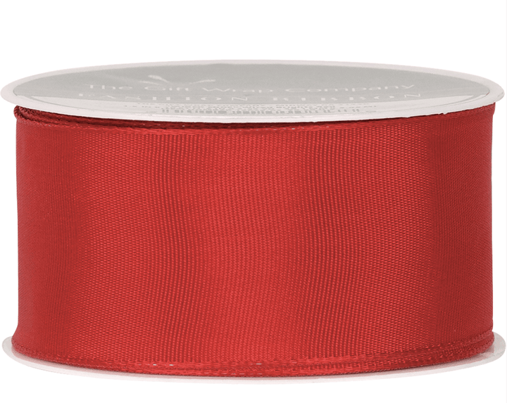 The Gift Wrap Company Ribbon Red Wired Edge Brights Ribbon