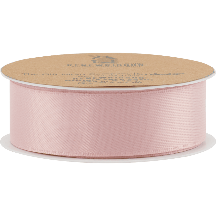 The Gift Wrap Company Ribbon Renewribbon™ Light Pink Double Faced Satin Ribbon