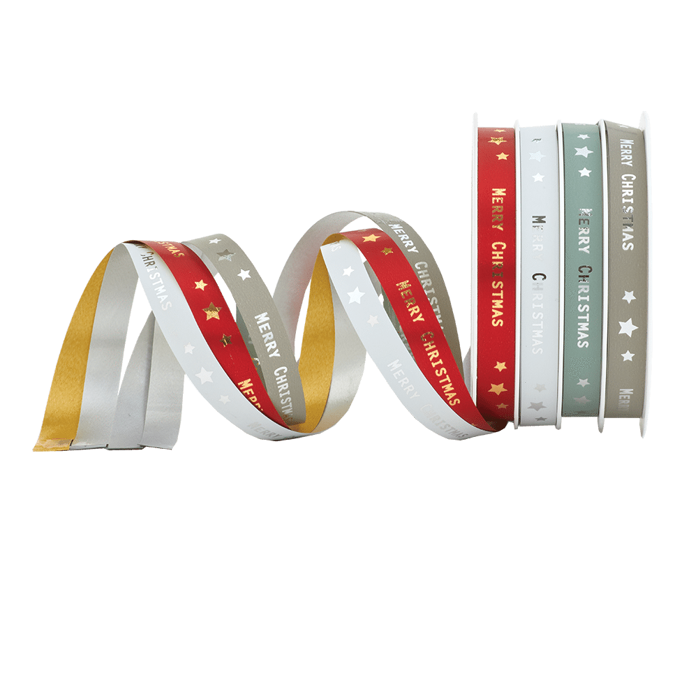 The Gift Wrap Company Ribbon So Merry Four Channel Curling Ribbon