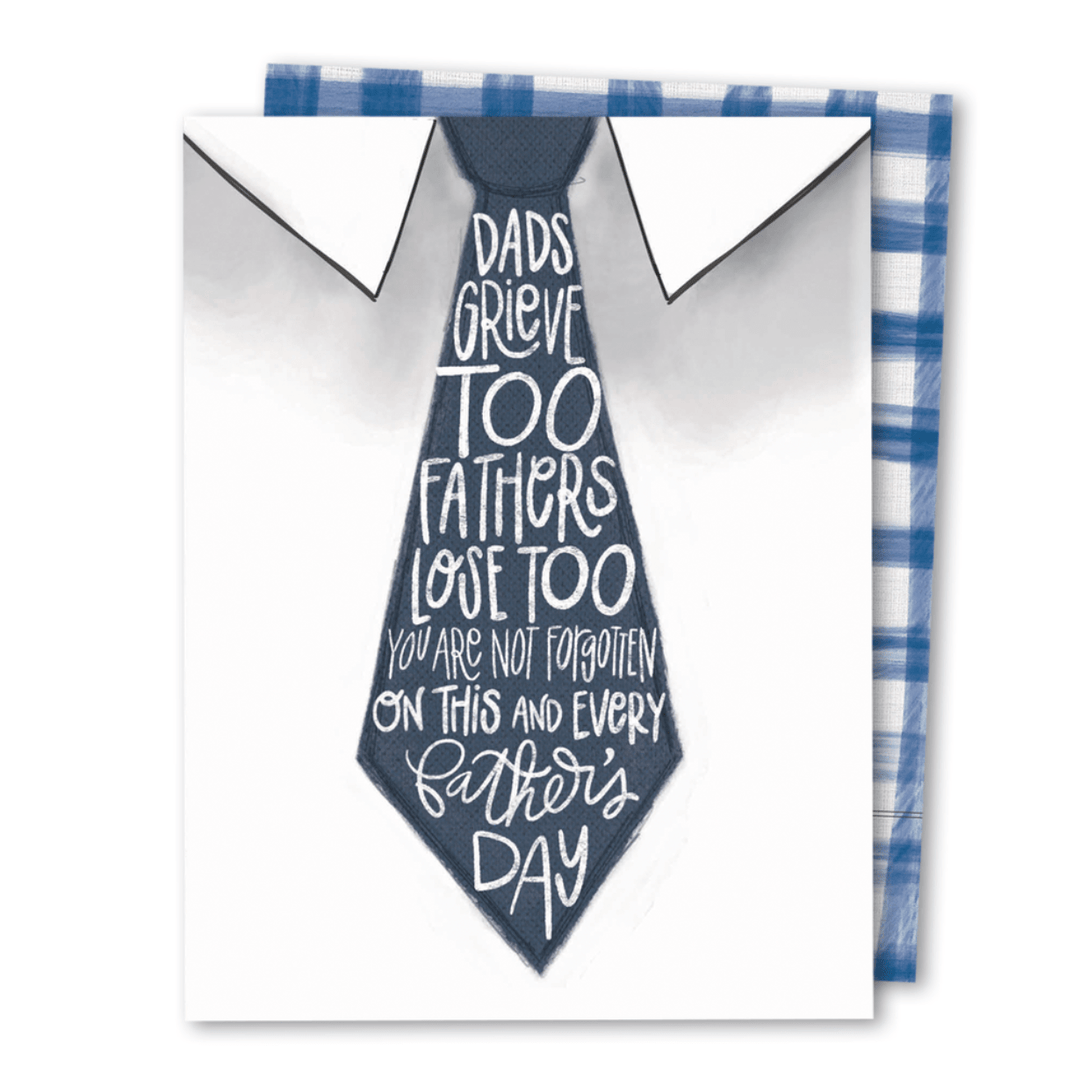 The Noble Paperie Single Card Dad's Grieve Too Card