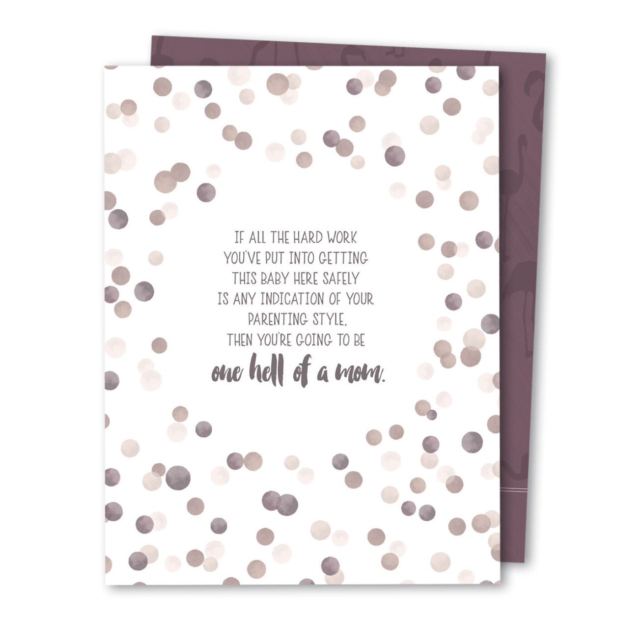 The Noble Paperie Single Card Hard Work Card