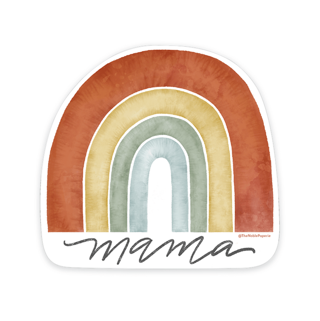 The Noble Paperie Sticker Rainbow Mama Sticker