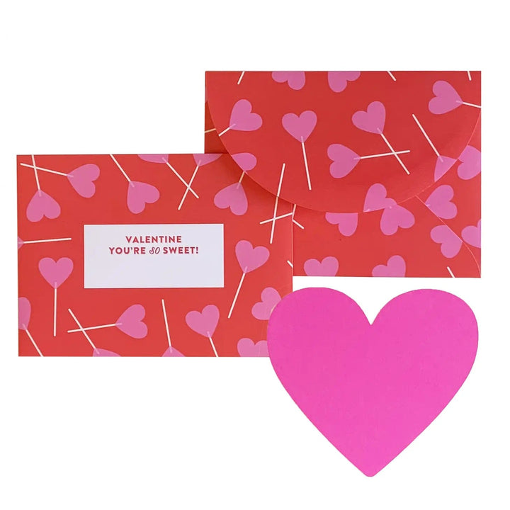 The Social Type Boxed Card Set So Sweet Valentine - Patterned Note Set