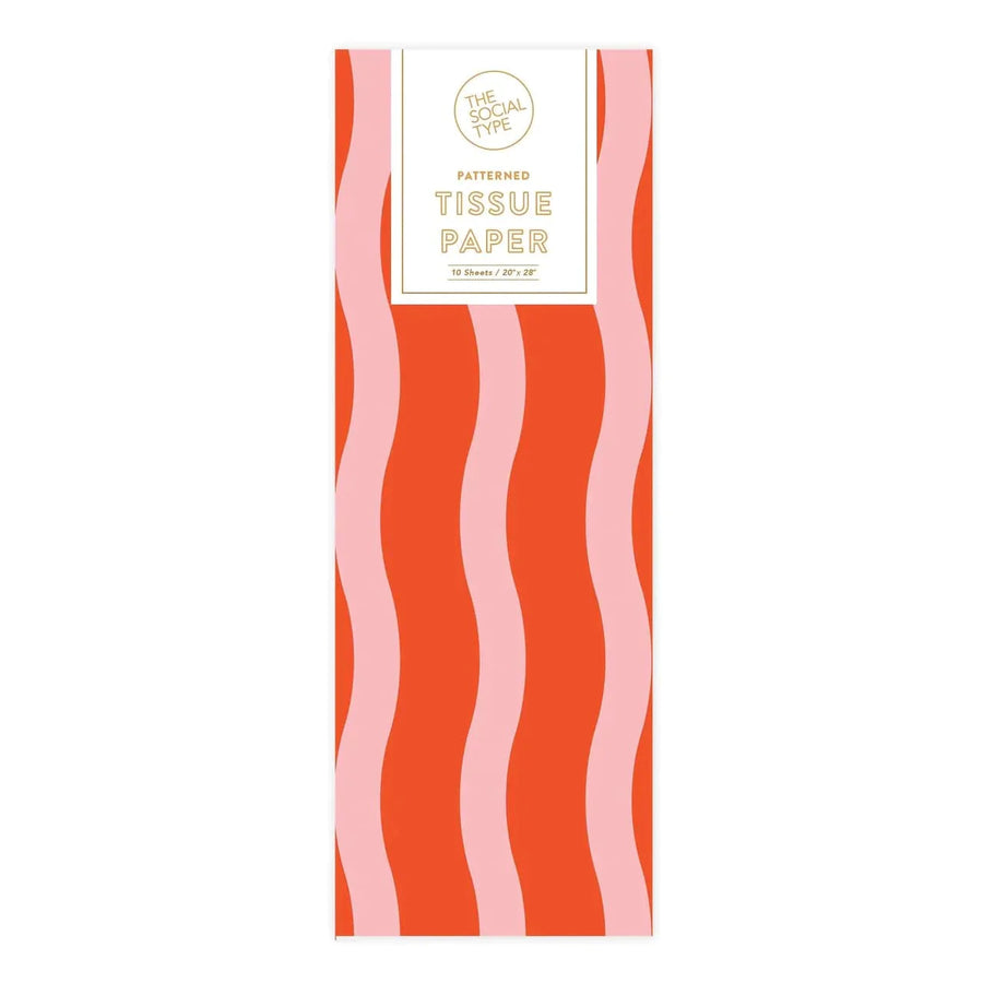 The Social Type Cards Fussy Stripe Tissue Paper