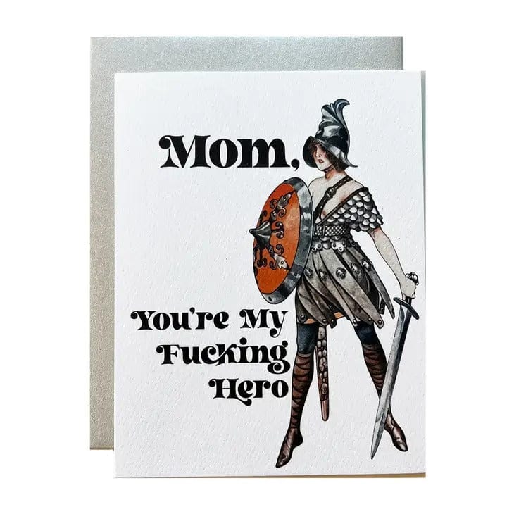 The Twentieth Card Art Deco Hero Vintage Mother's Day Card