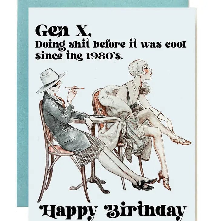 The Twentieth Card Gen X Birthday Card