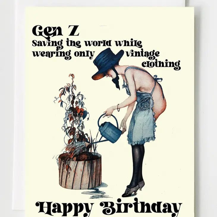 The Twentieth Card Gen Z Birthday Card