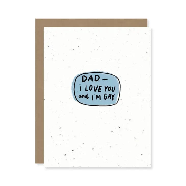 Thoughtful Human Single Card Coming Out: Dad Card