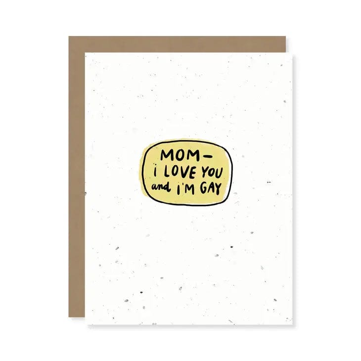 Thoughtful Human Single Card Coming Out: Mom Card