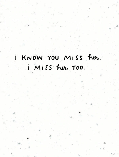 Thoughtful Human Single Card Miss Her Card