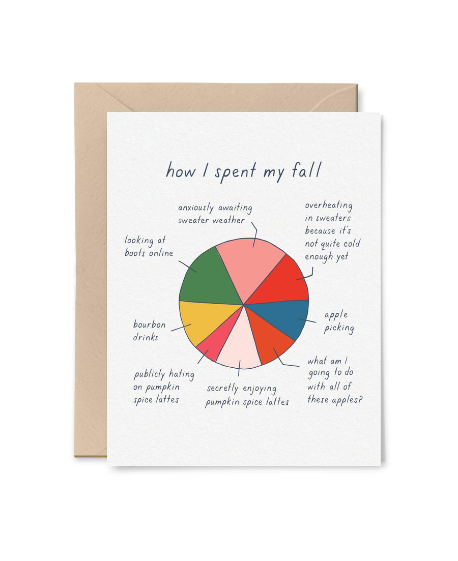 Tiny Hooray Card How I Spent My Fall Card