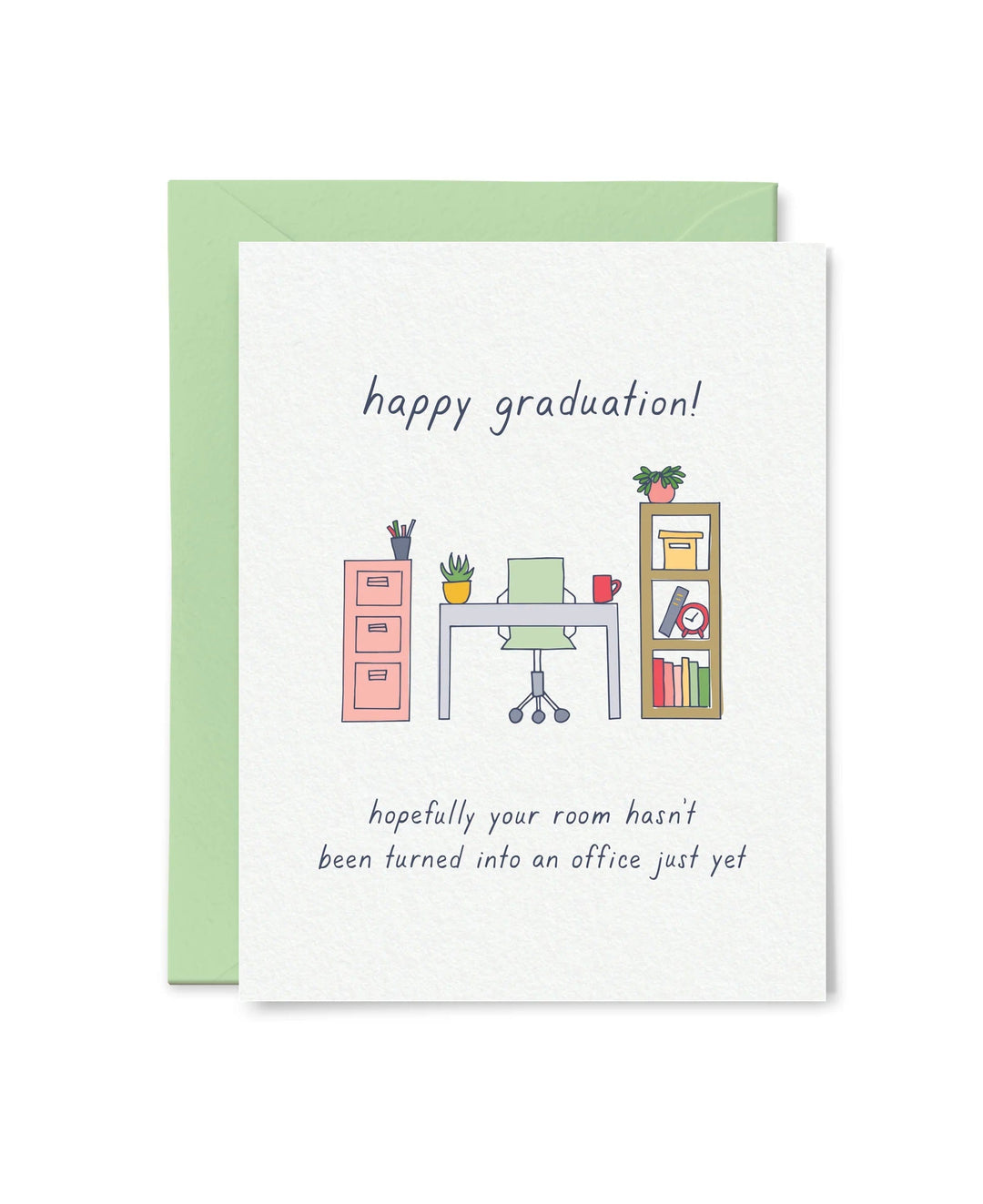 Tiny Hooray Graduation Office Card
