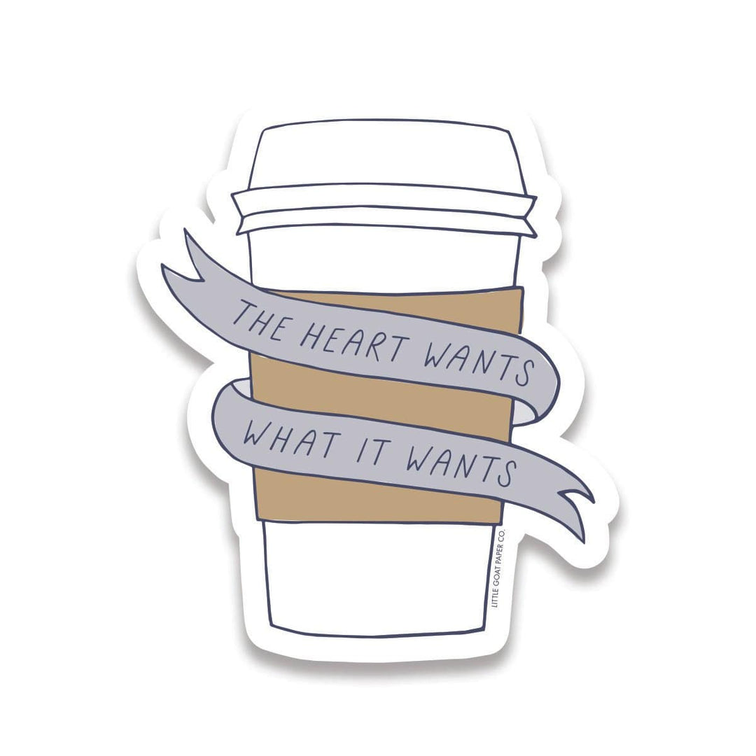 Tiny Hooray Sticker Coffee Sticker