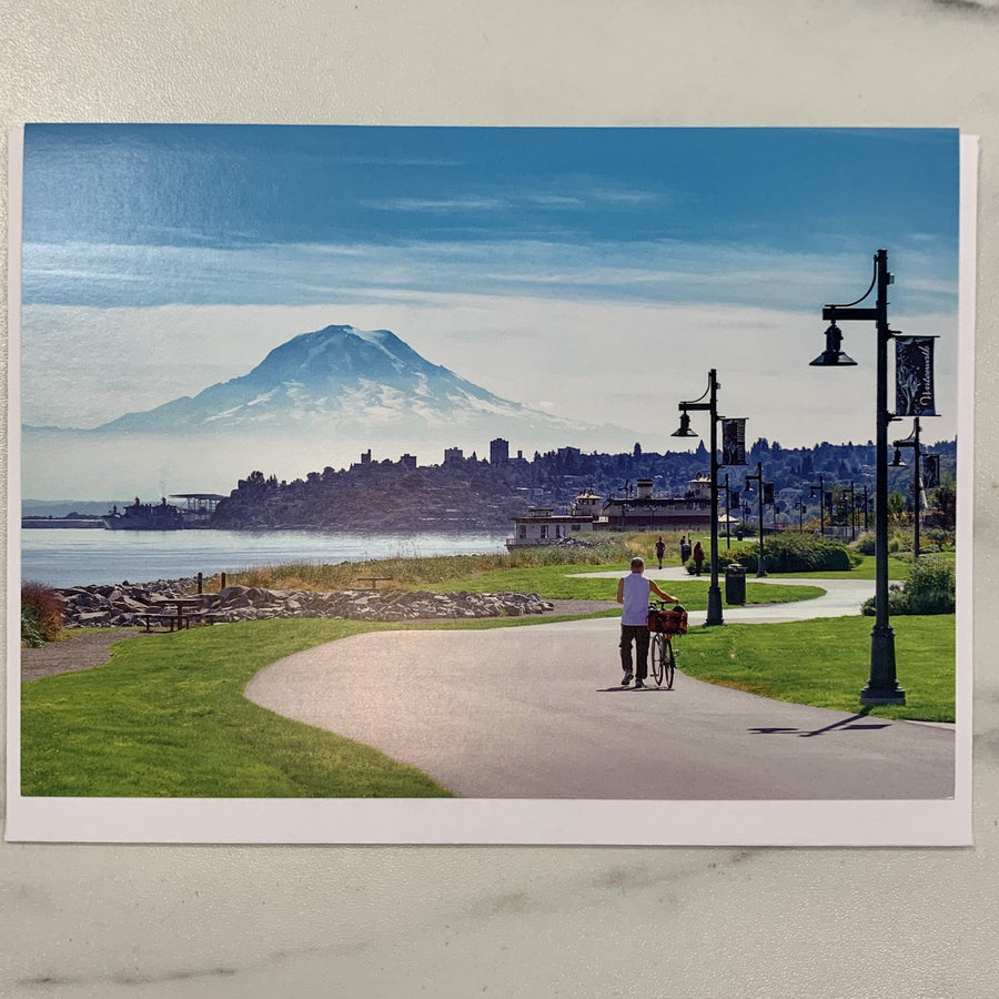 Tom Haseltine Photography Card Mount Rainier from Point Ruston Card
