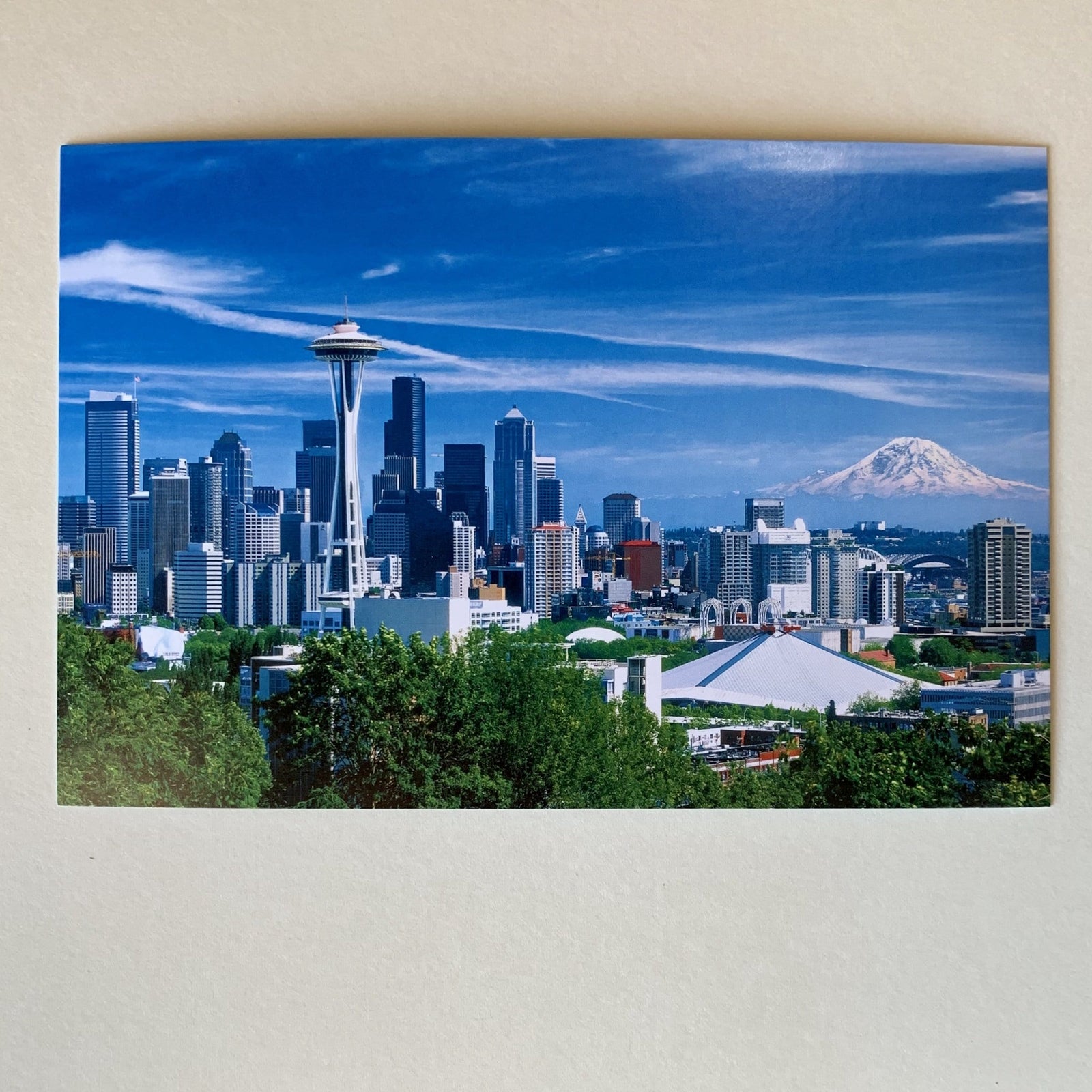 Tom Haseltine Photography Postcard Blue Sky Seattle Postcard