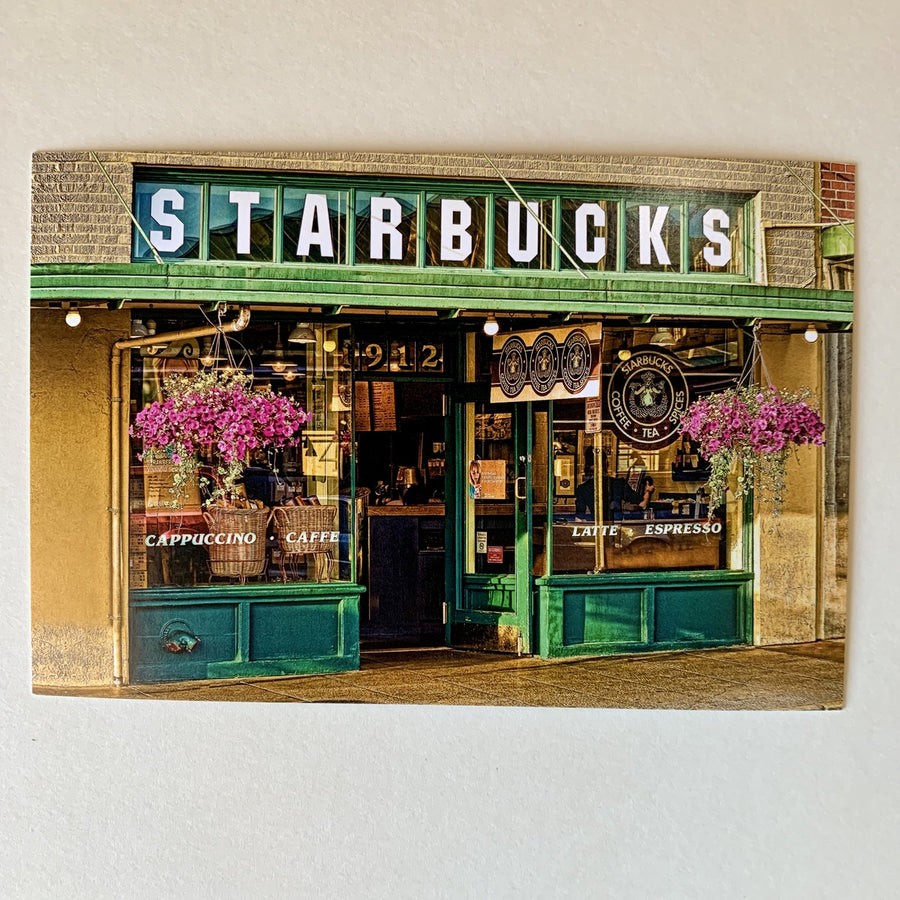 Tom Haseltine Photography Postcard First Starbucks Postcard