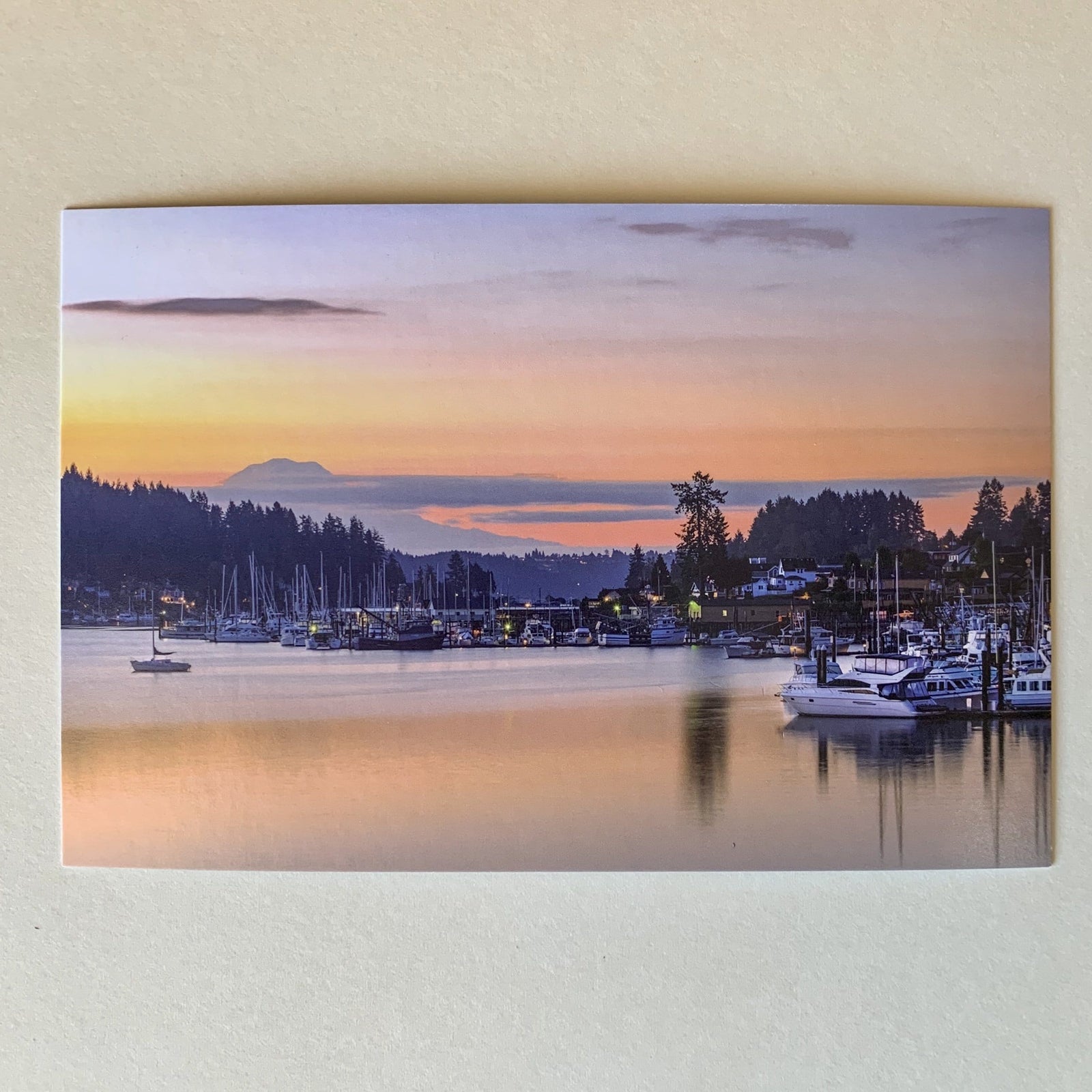 Tom Haseltine Photography Postcard Gig Harbor Sunrise Postcard