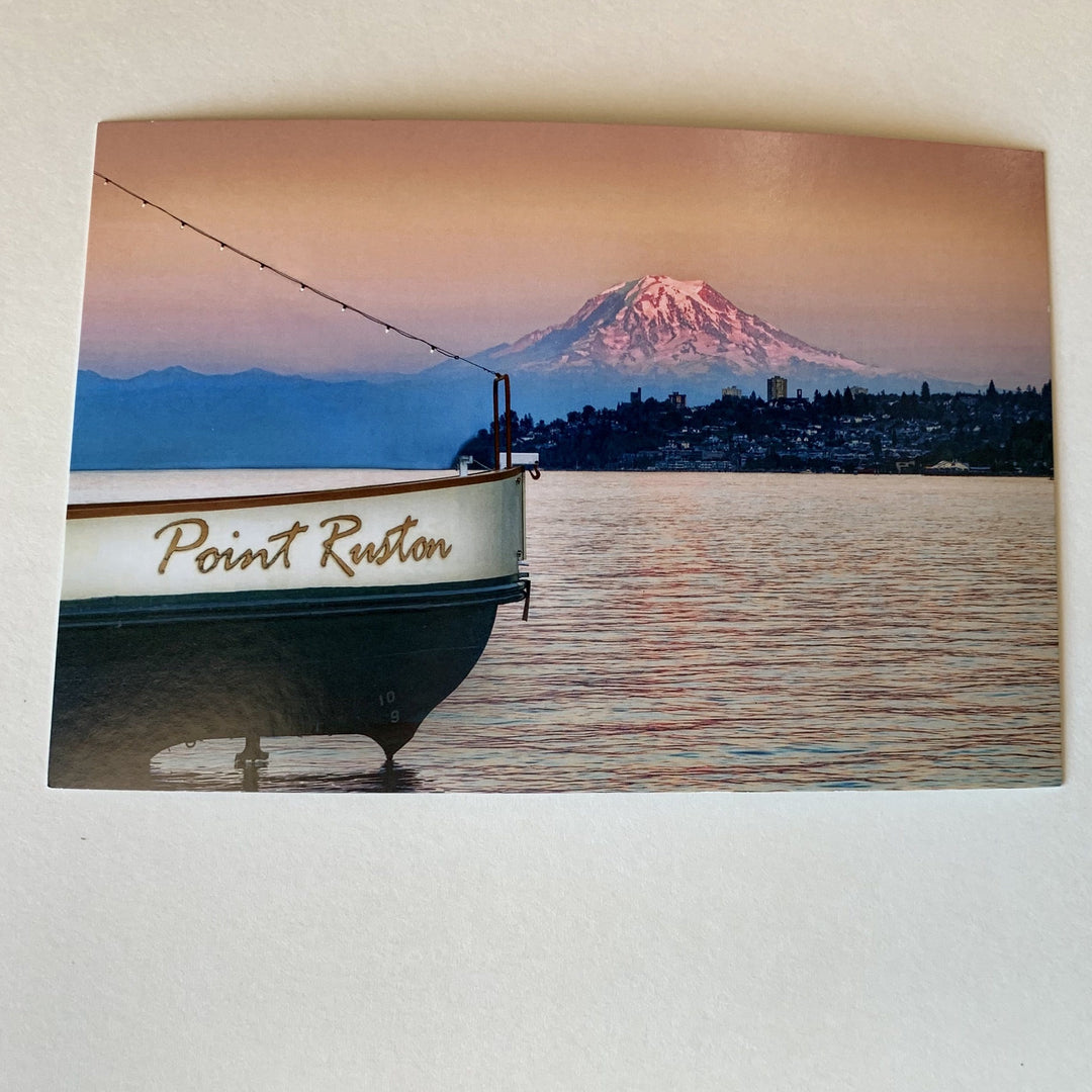 Tom Haseltine Photography Postcard Rainier from Ruston Postcard
