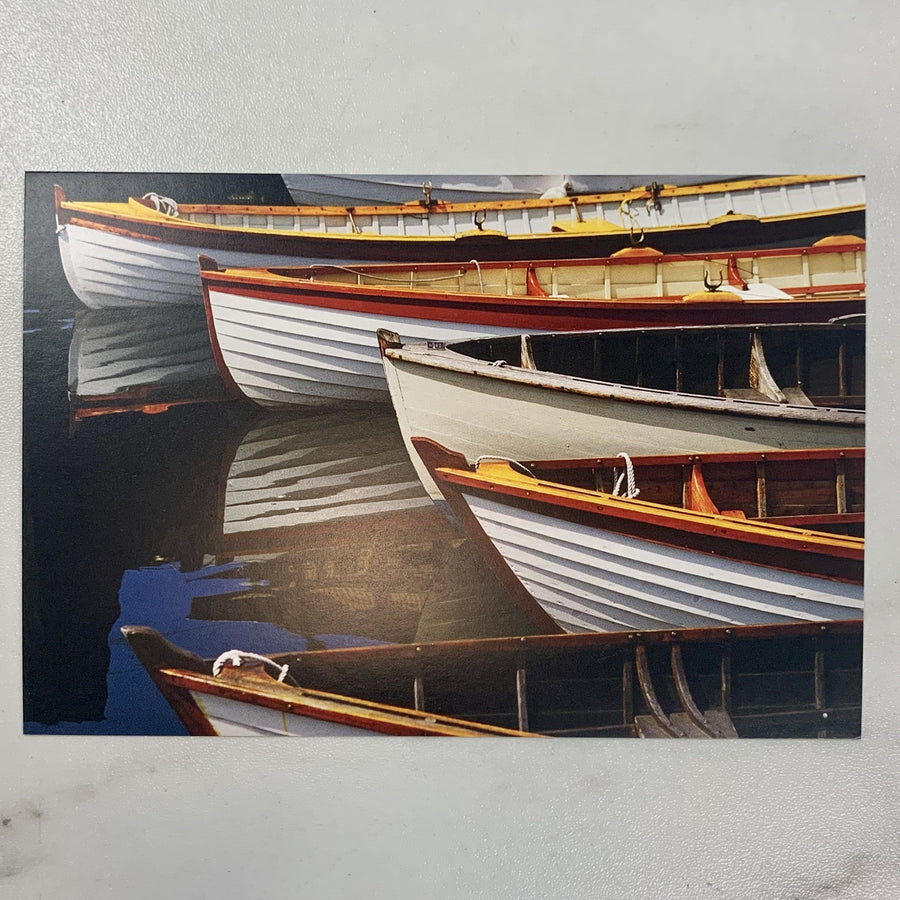 Tom Haseltine Photography Postcard Wooden Boats Postcard