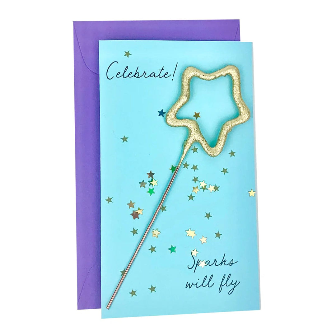 Tops Malibu Card Blue Card Confetti Sparkler Cards Celebrate!