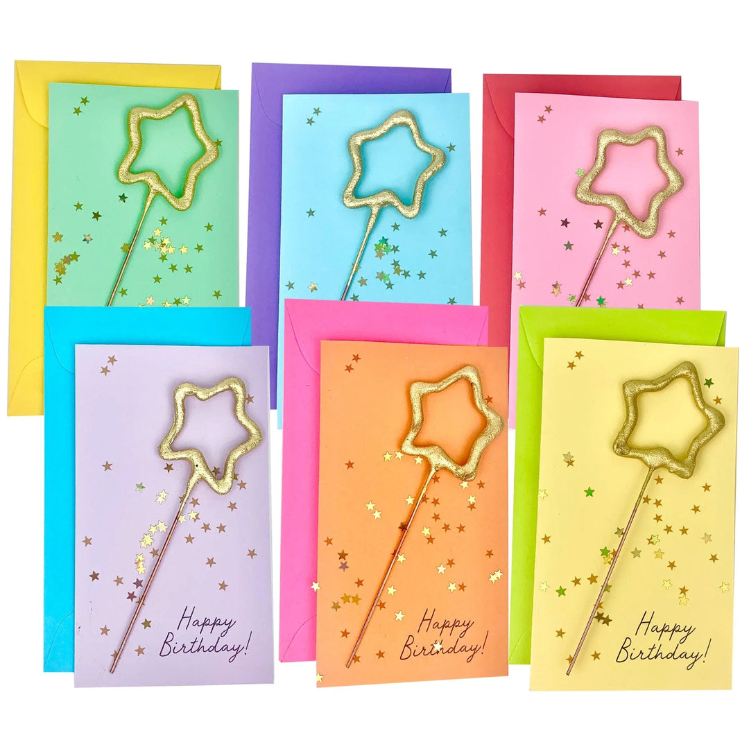 Tops Malibu Card Confetti Sparkler Cards Happy Birthday!