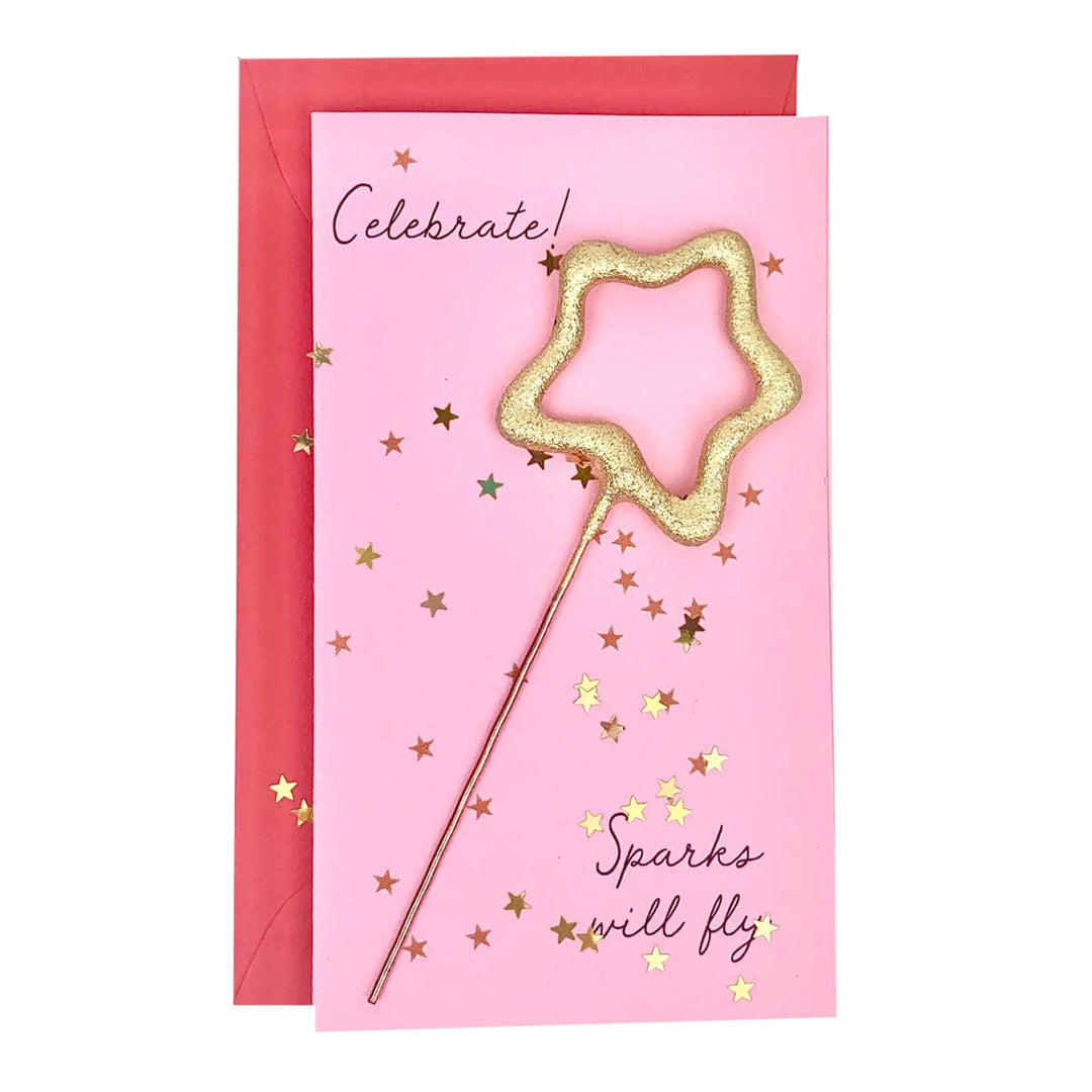Tops Malibu Card Pink Card Confetti Sparkler Cards Celebrate!