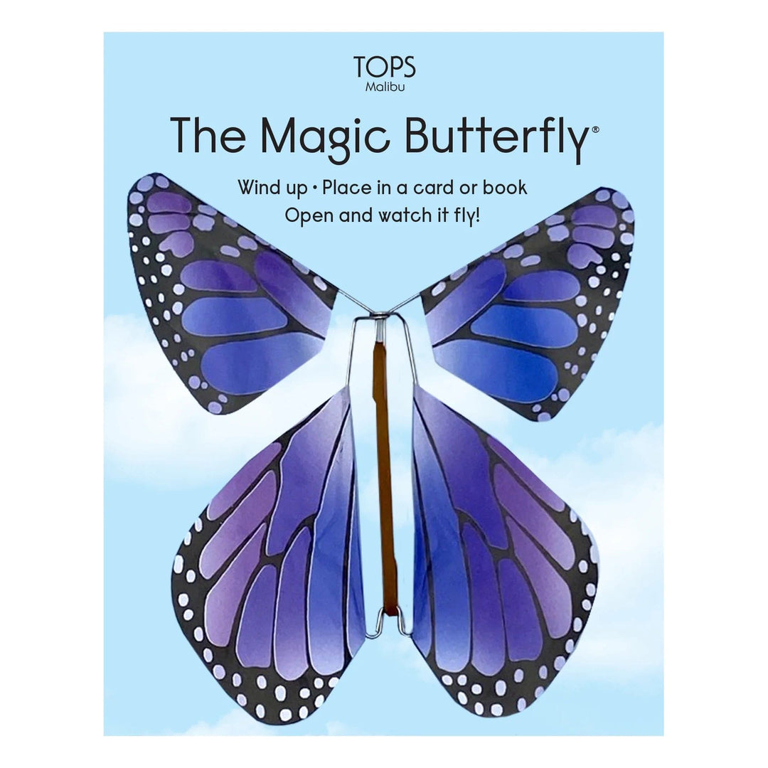 Tops Malibu Toys Purple Magic Flying Rainbow Butterfly