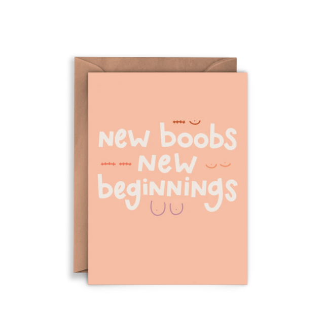 Twentysome Design Single Card New Boobs Card